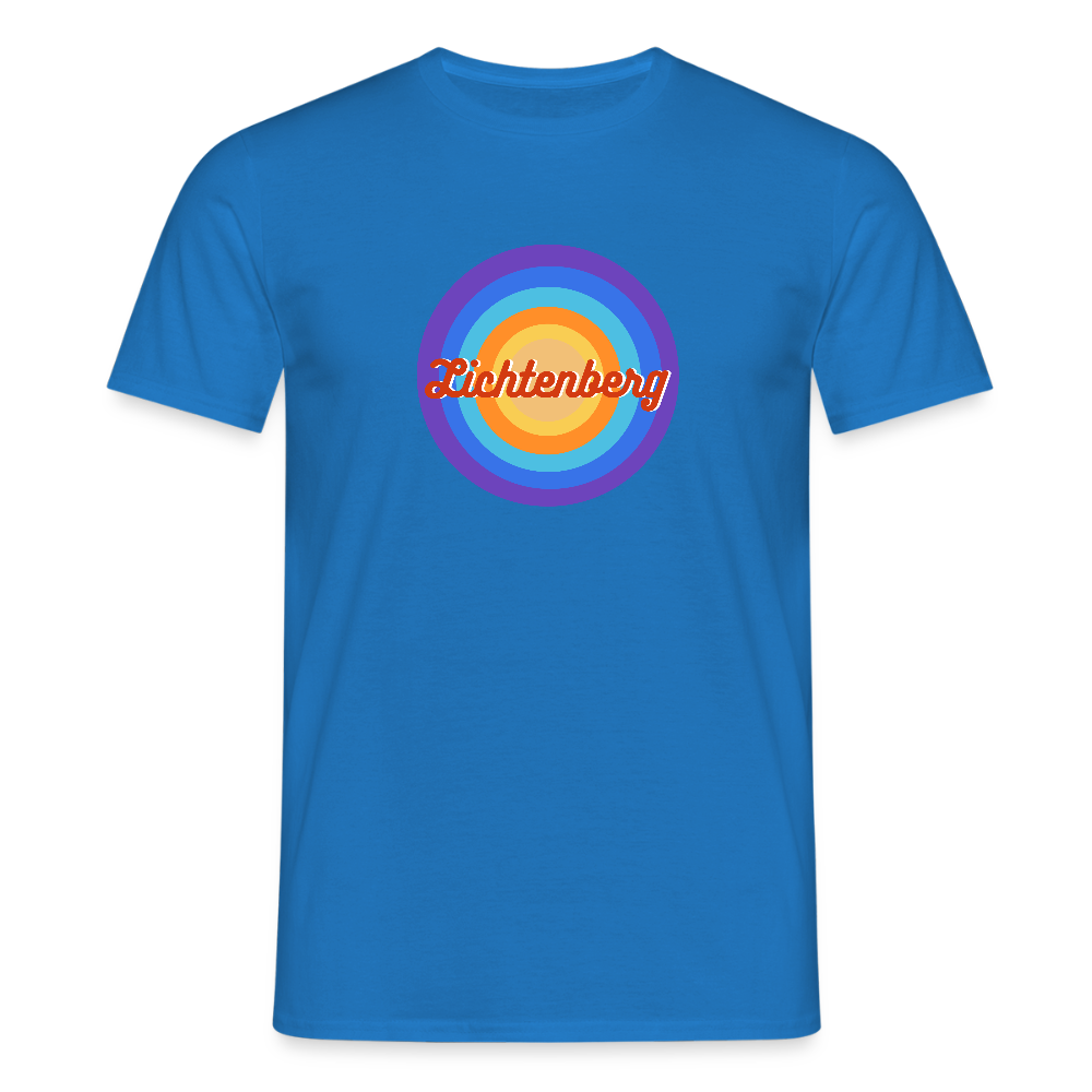 Lichtenberg Retro - Männer Premium T-Shirt - Royalblau