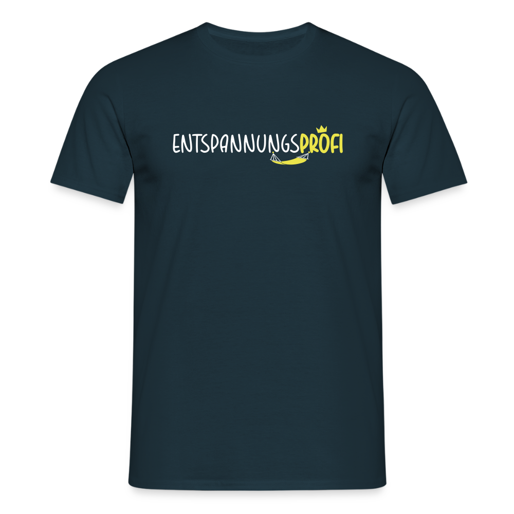 Entspannungsprofi - Männer Premium T-Shirt - Navy