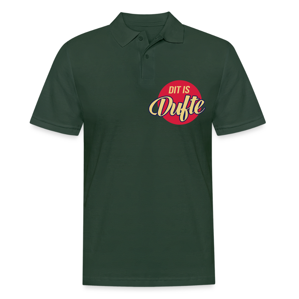 Dit is dufte - Männer Polo T-Shirt - Tannengrün