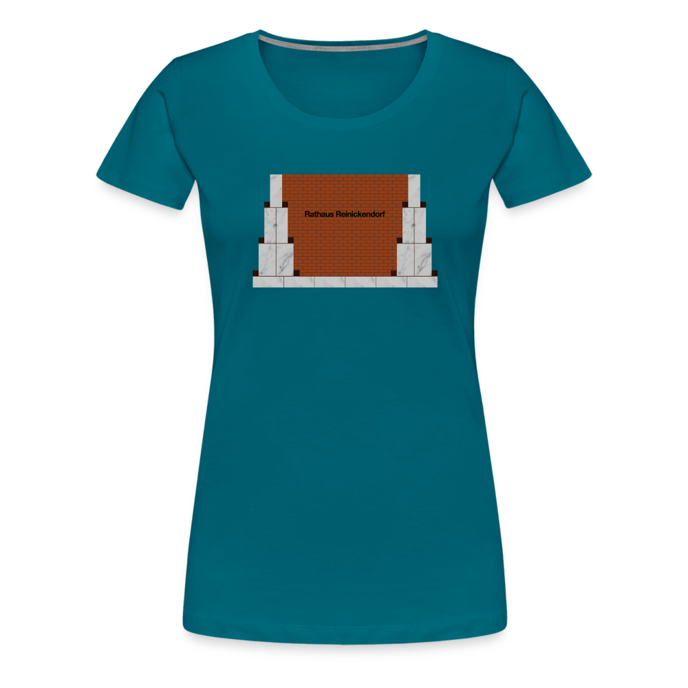 Rathaus Reinickendorf - Frauen Premium T-Shirt - Divablau