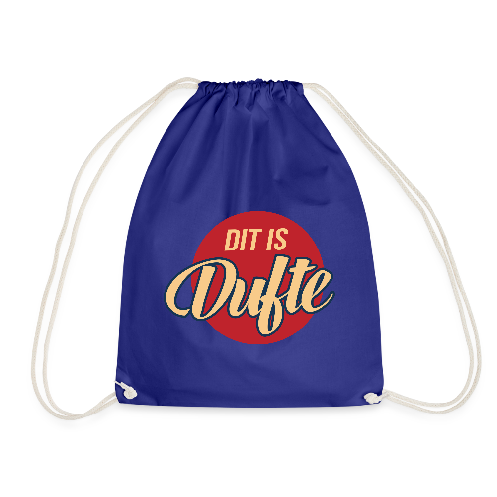 Dit Is Dufte - Turnbeutel - Königsblau