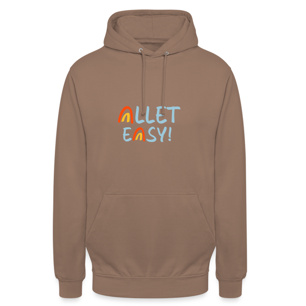 Allet Easy! - Unisex Hoodie - Mokka