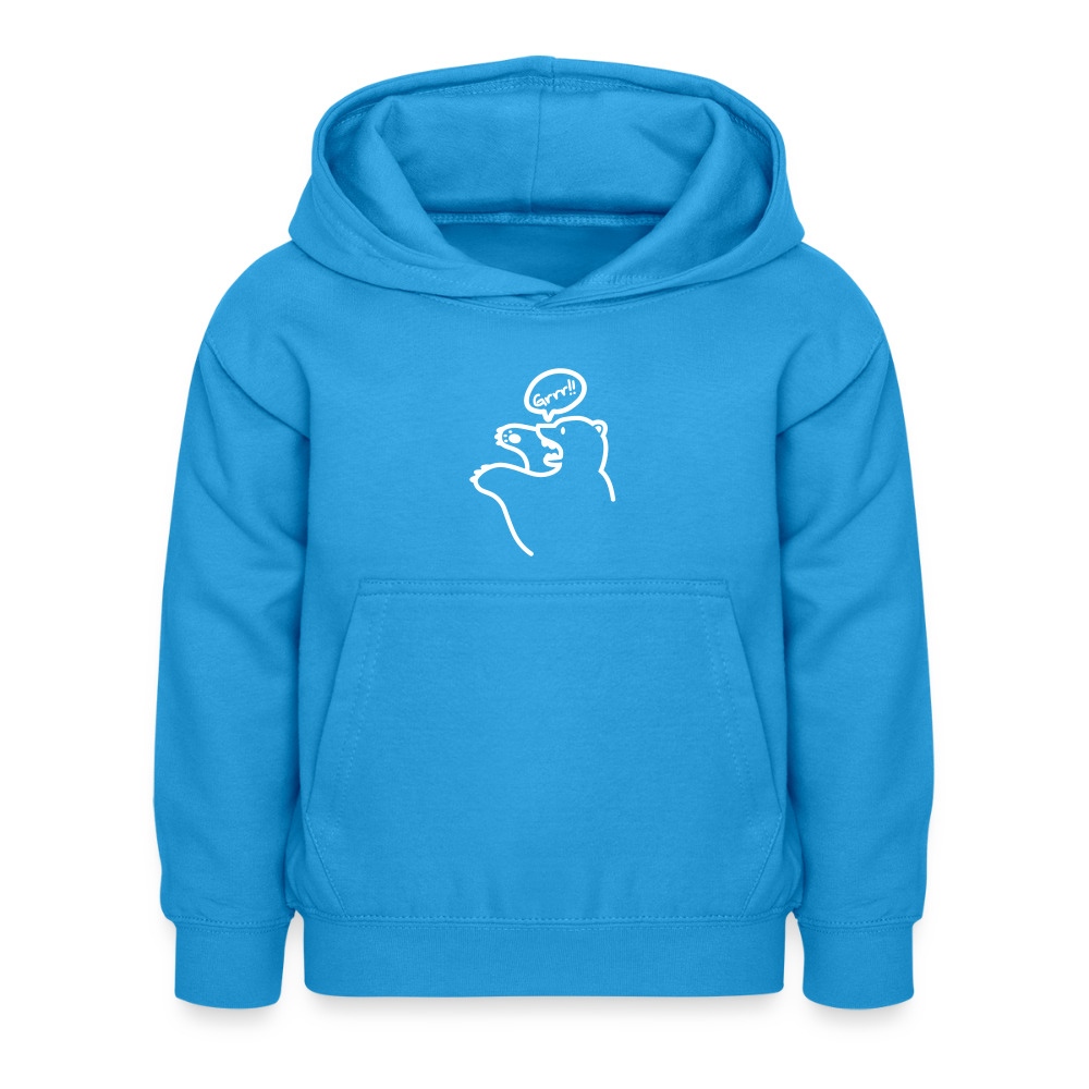 Böser Berliner Bär - Kinder Hoodie - Meeresblau