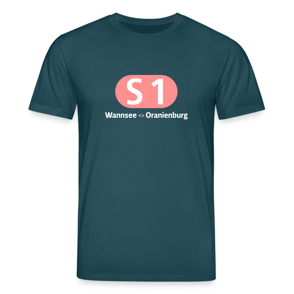 S1 - Unisex Bio T-Shirt - Dunkles Petrol