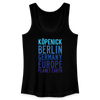 Köpenick Planet Earth - Frauen Bio Tank Top - Schwarz