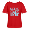 Meene Töle und Icke - Relaxed Rundhals Frauen Bio-T-Shirt - Rot