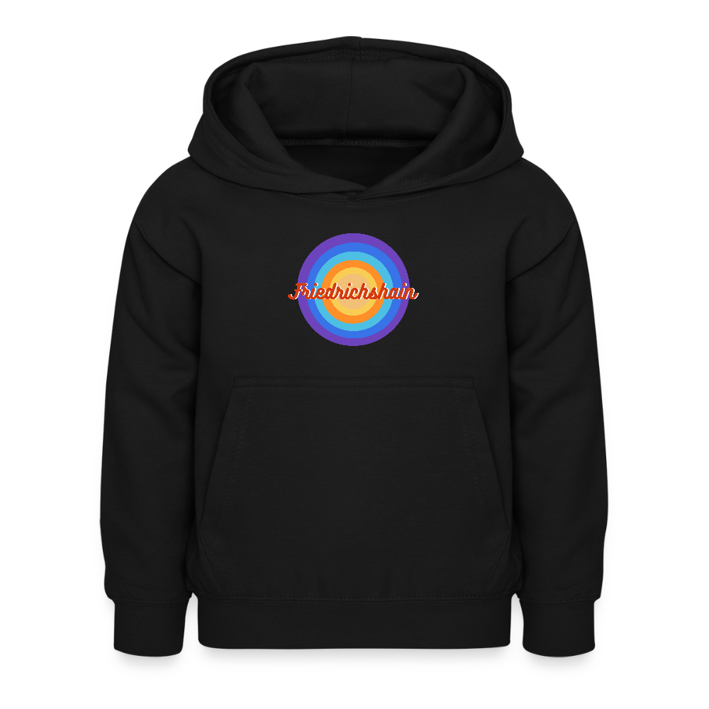 Friedrichshain Retro - Kinder Hoodie - Schwarz