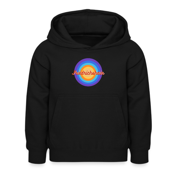 Friedrichshain Retro - Kinder Hoodie - Schwarz