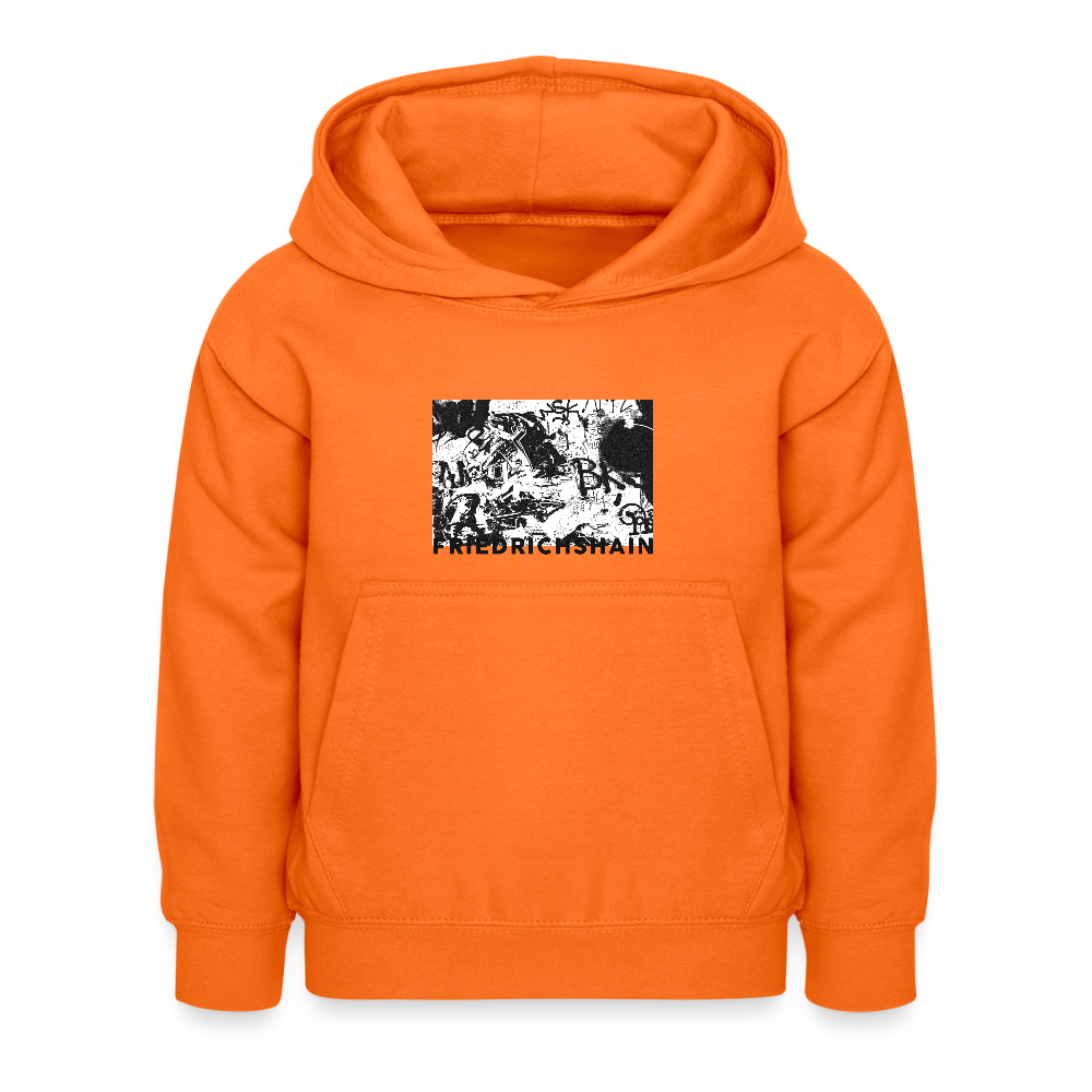 Friedrichshain Graffiti - Kinder Hoodie - Orange