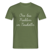 One Less Problem in Neukölln - Männer Premium T-Shirt - Militärgrün