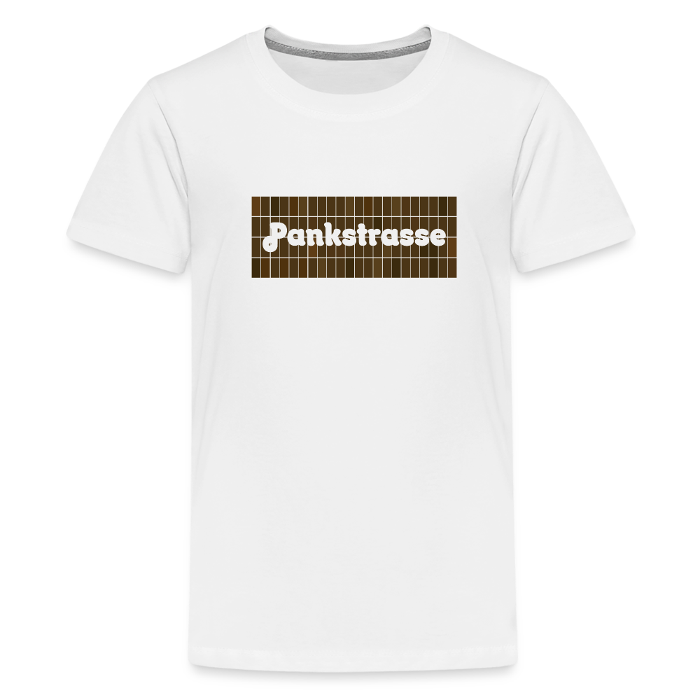 Pankstrasse - Teenager Premium T-Shirt - Weiß