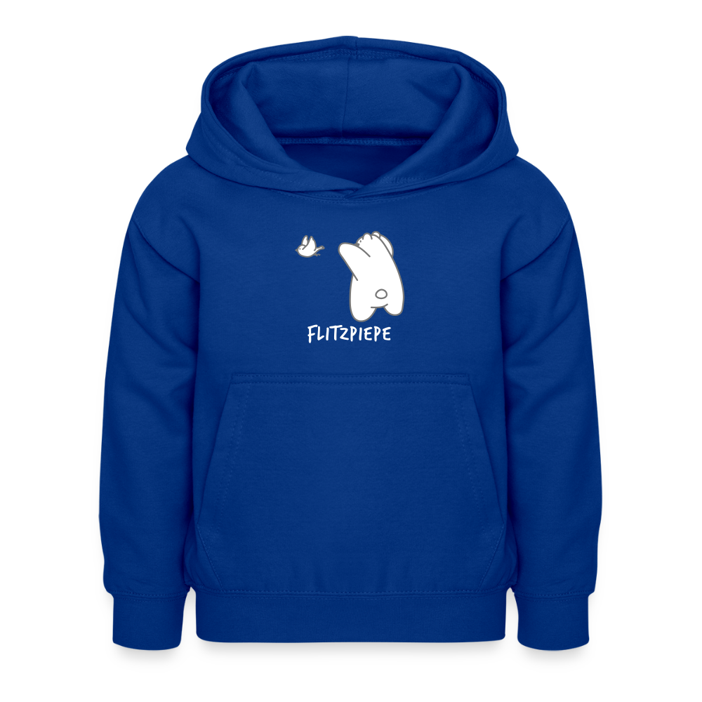 Flitzpiepe - Kinder Hoodie - Royalblau