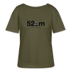 52 m Viktoria Park - Relaxed Rundhals Frauen Bio-T-Shirt - Khaki