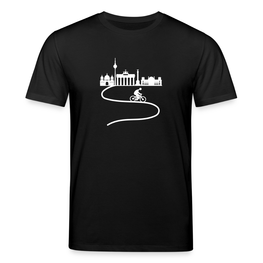 Aus der Stadt - Unisex Bio T-Shirt - Schwarz