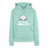 Dit is mir Schnurz Piepe - Frauen Premium Hoodie - Mint 