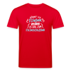 Könnt' ick fliejen, wär ick zu faul zum Flüjelschlagen - Unisex Bio T-Shirt - Rot