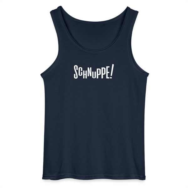 Schnuppe! - Männer Tank Top - Navy
