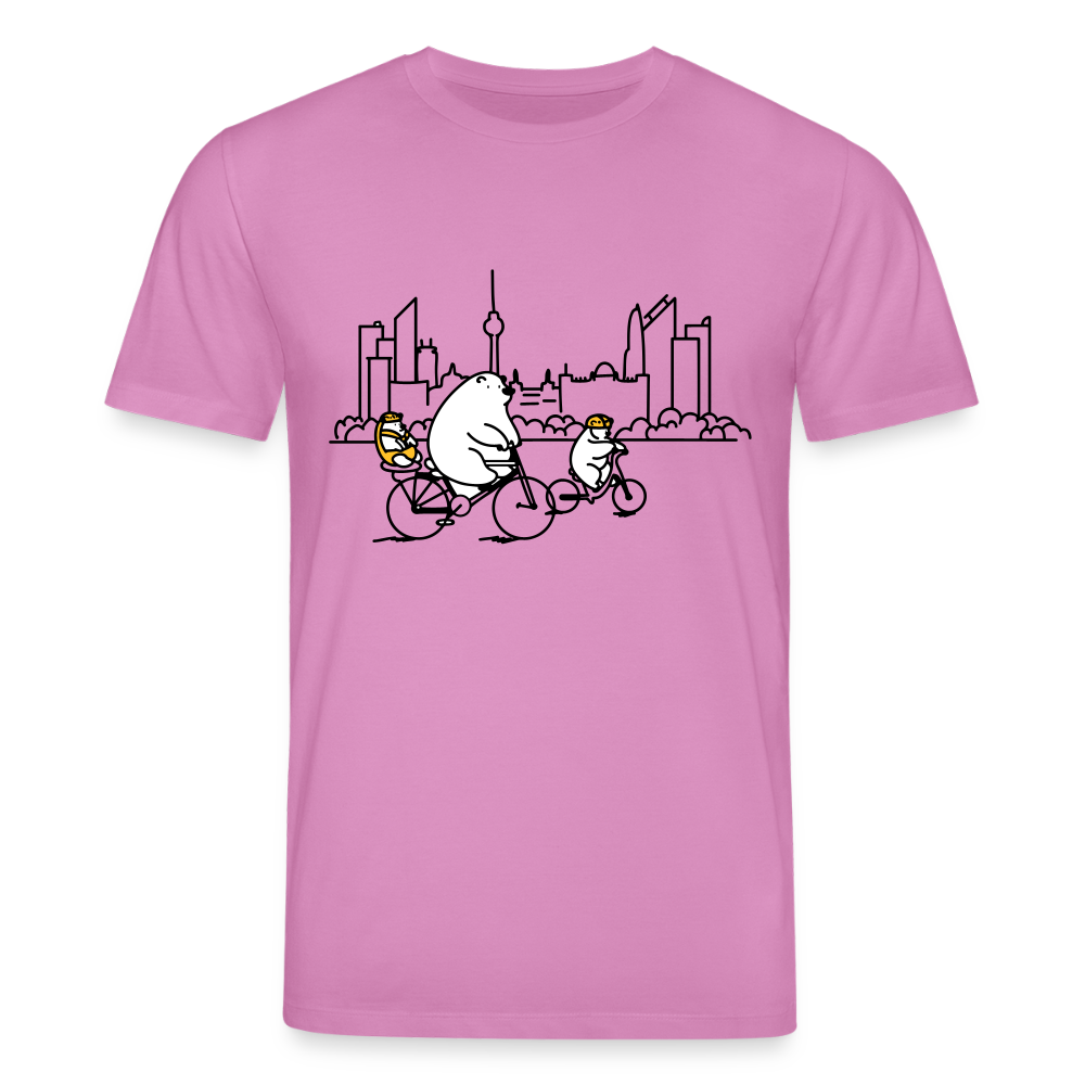 Fahrradtour Berlin - Unisex Bio T-Shirt - Pink