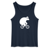 Fahrradbär - Männer Tank Top - Navy