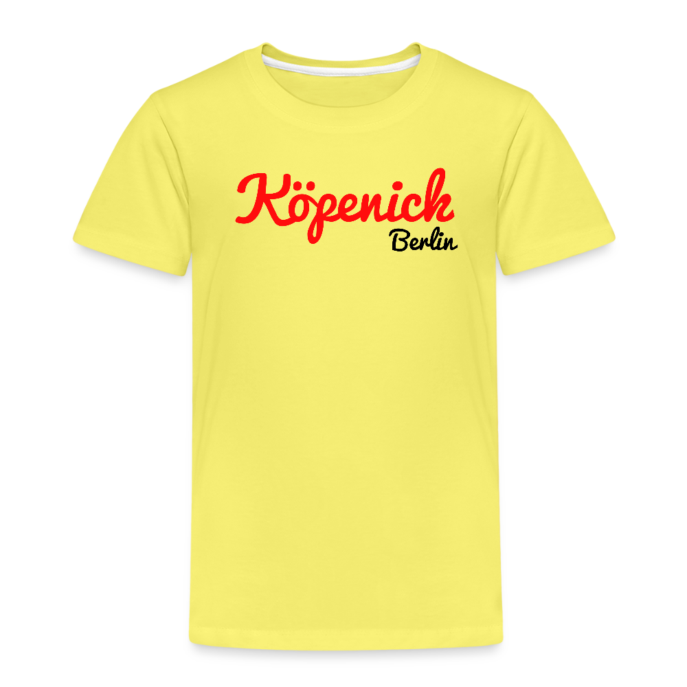 Köpenick - Kinder Premium T-Shirt - Gelb