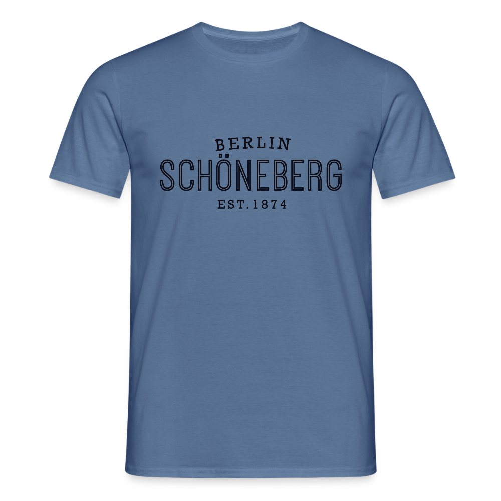 Schöneberg  - Männer Premium T-Shirt - Taubenblau