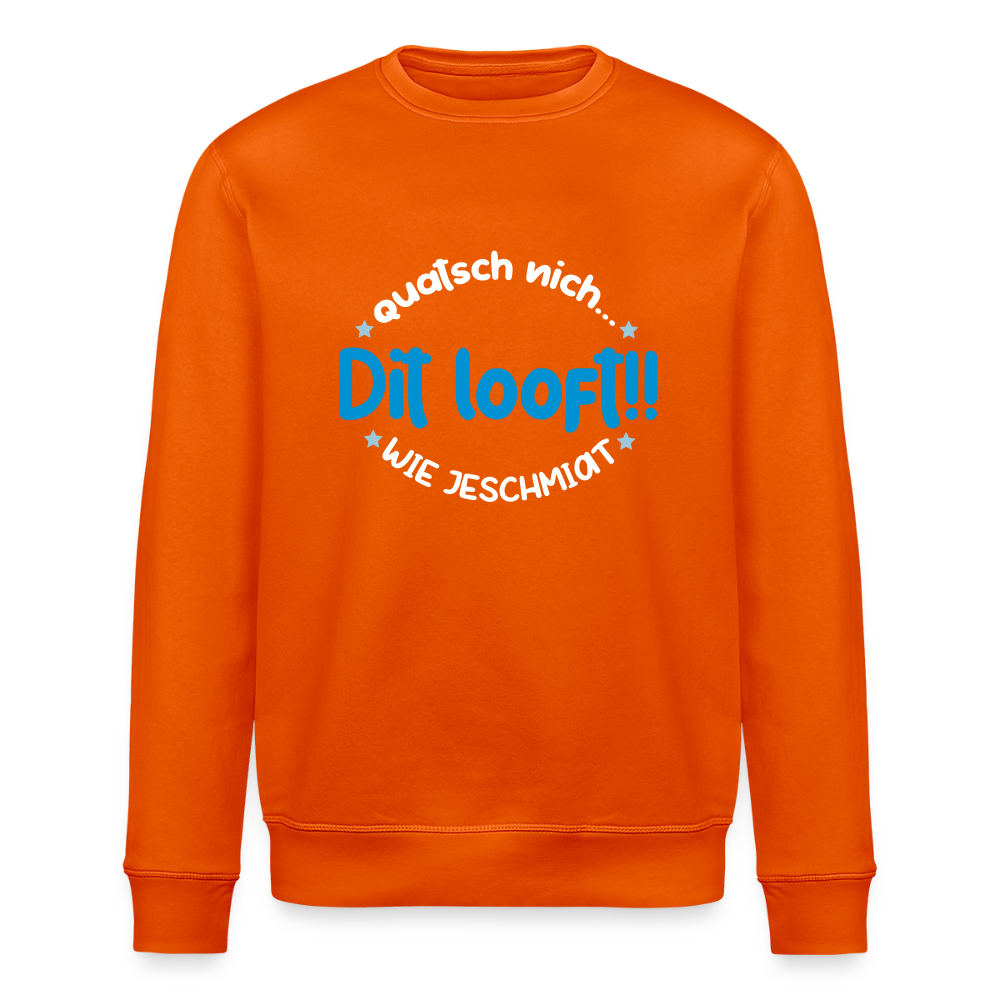 Dit Looft! - Unisex Bio Sweatshirt - Tieforange