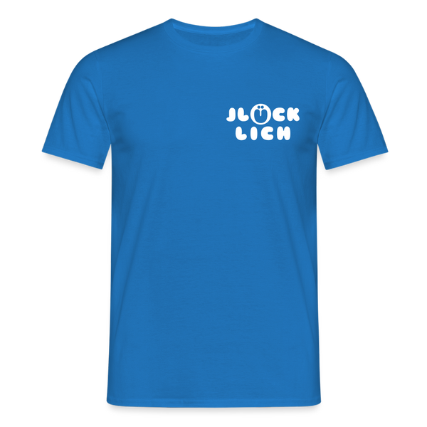 Jlücklich - Männer Premium T-Shirt - Royalblau