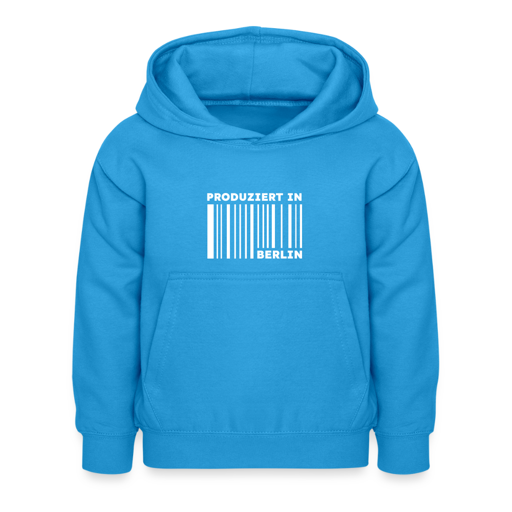 PRODUZIERT IN BERLIN - Kinder Hoodie - Meeresblau