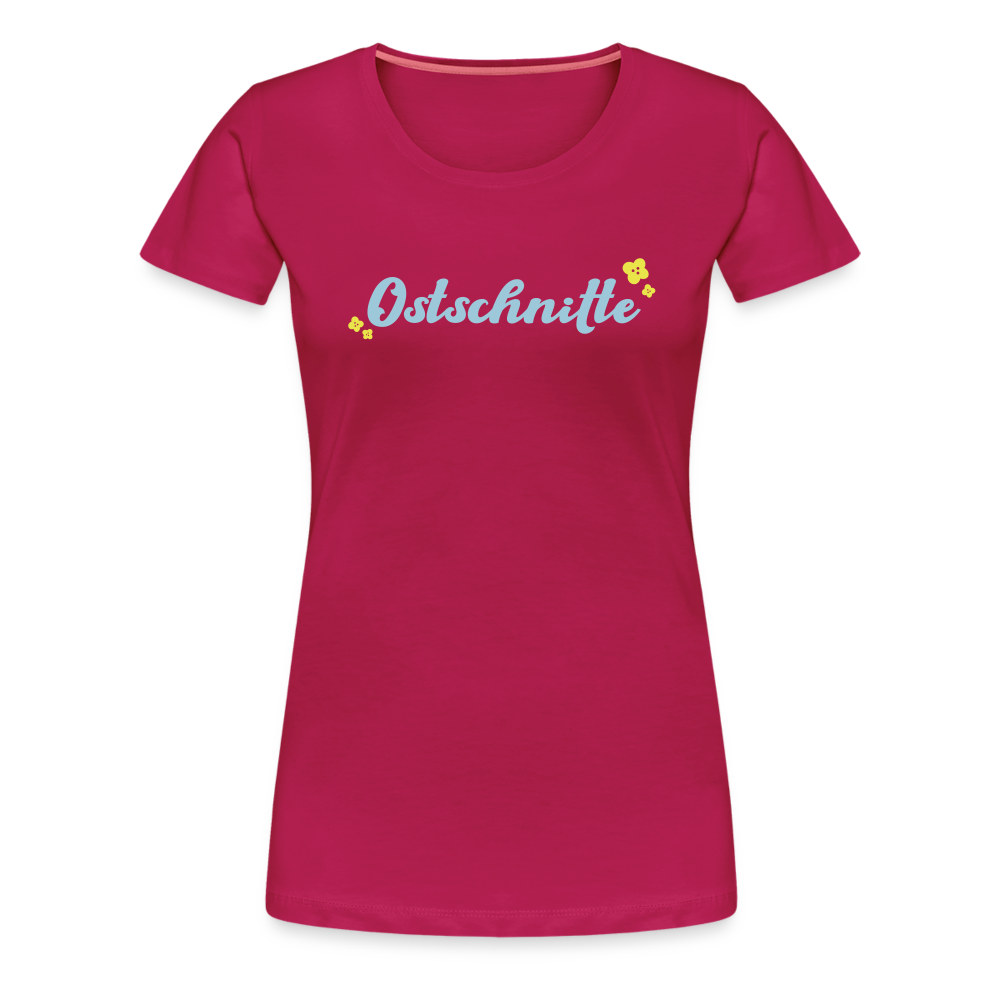 Ostschnitte - Frauen Premium T-Shirt - dunkles Pink