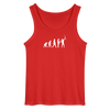 Evolution - Männer Tank Top - Rot