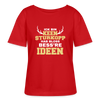 Sturkopp - Relaxed Rundhals Frauen Bio-T-Shirt - Rot