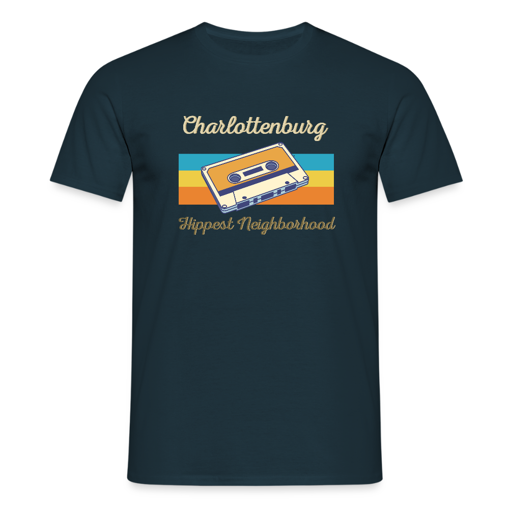 Charlottenburg Hippest Neighborhood - Männer Premium T-Shirt - Navy