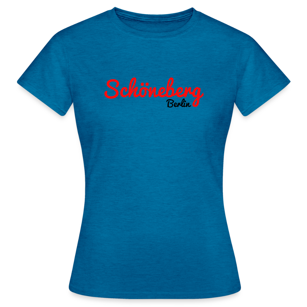 Schöneberg Berlin - Frauen Premium T-Shirt - Antikblaues Saphir meliert