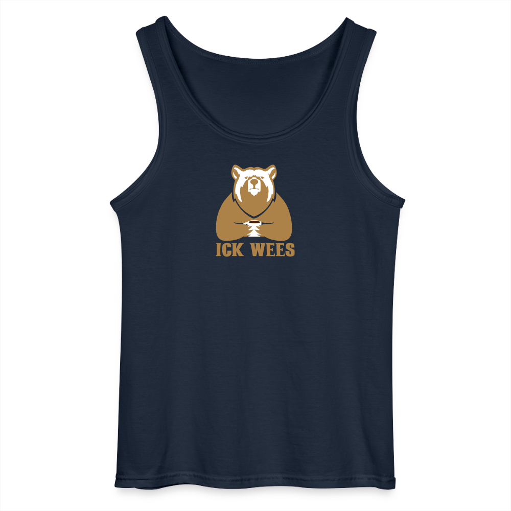 ick wees - Männer Tank Top - Navy