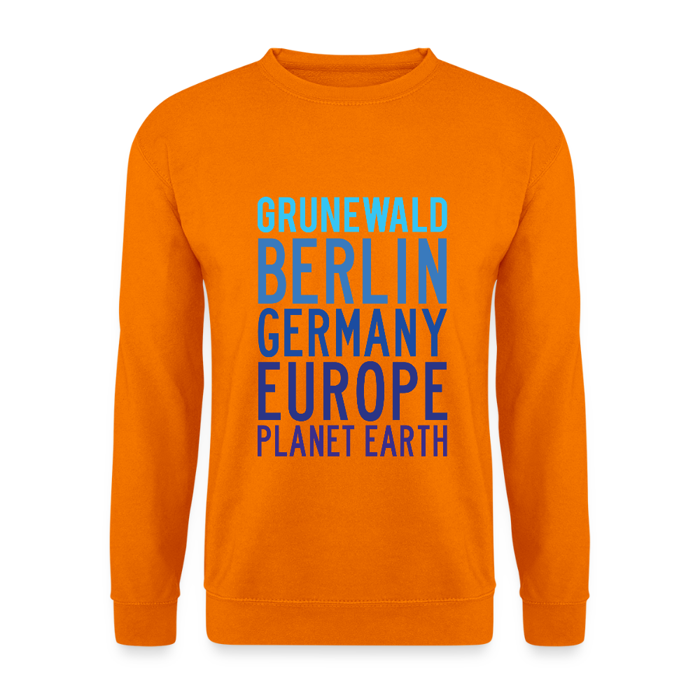 Grunewald Planet Earth - Unisex Pullover - Orange