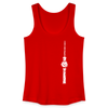 Fernsehturm Zick zack - Frauen Bio Tank Top - Rot