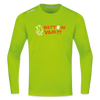 Watt'n du Vojel - Männer Sport Langamshirt - Neongrün