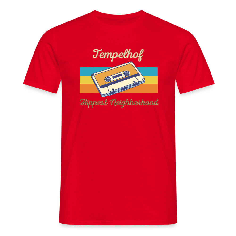 Tempelhof Hippest Neighborhood - Männer Premium T-Shirt - Rot