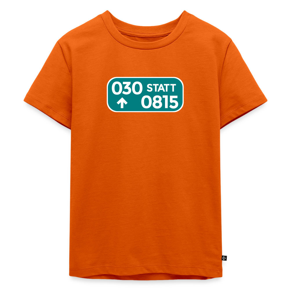 030 statt 0815 - Kinder Premium T-Shirt - Orange