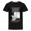 Liechtenstein oder Lichtenberg - Teenager Premium T-Shirt - Schwarz