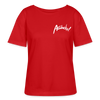 Auwacka! - Relaxed Rundhals Frauen Bio-T-Shirt - Rot