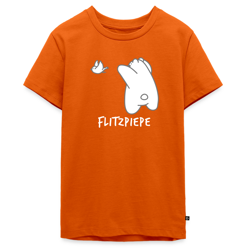 Flitzpiepe - Teenager Premium T-Shirt - Orange