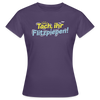 Tach, ihr Flitzpiepen! - Frauen Premium T-Shirt - Dunkellila