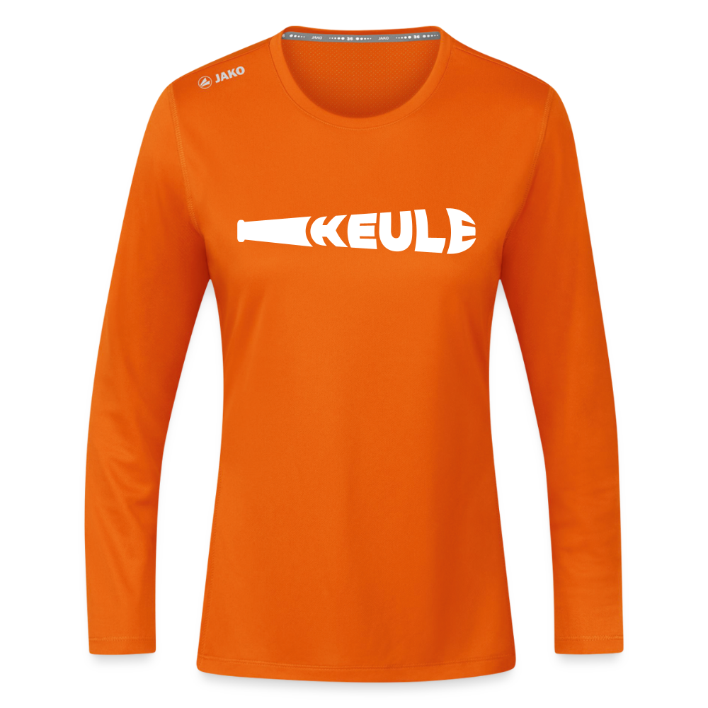 Keule - Frauen Sport Langarmshirt - Neonorange