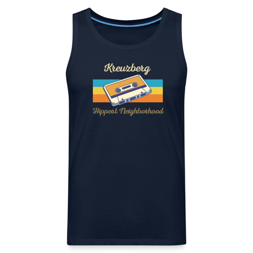 Kreuzberg Hippest Neighborhood - Männer Premium Tank Top - Navy