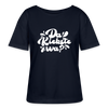 Kiekste - Relaxed Rundhals Frauen Bio-T-Shirt - Navy