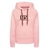 U5 - Frauen Premium Hoodie - Kristallrosa