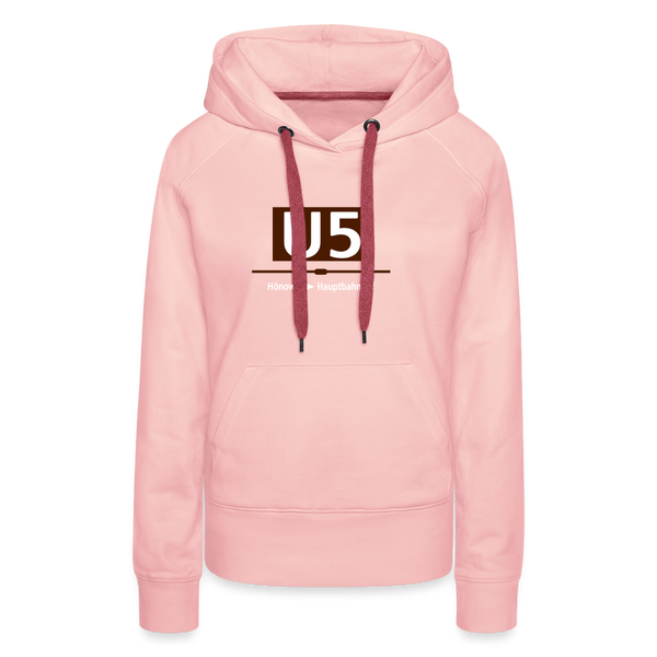 U5 - Frauen Premium Hoodie - Kristallrosa