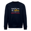 Stell dir vor, du denkst und keener merkt's. - Unisex Bio Sweatshirt - Navy