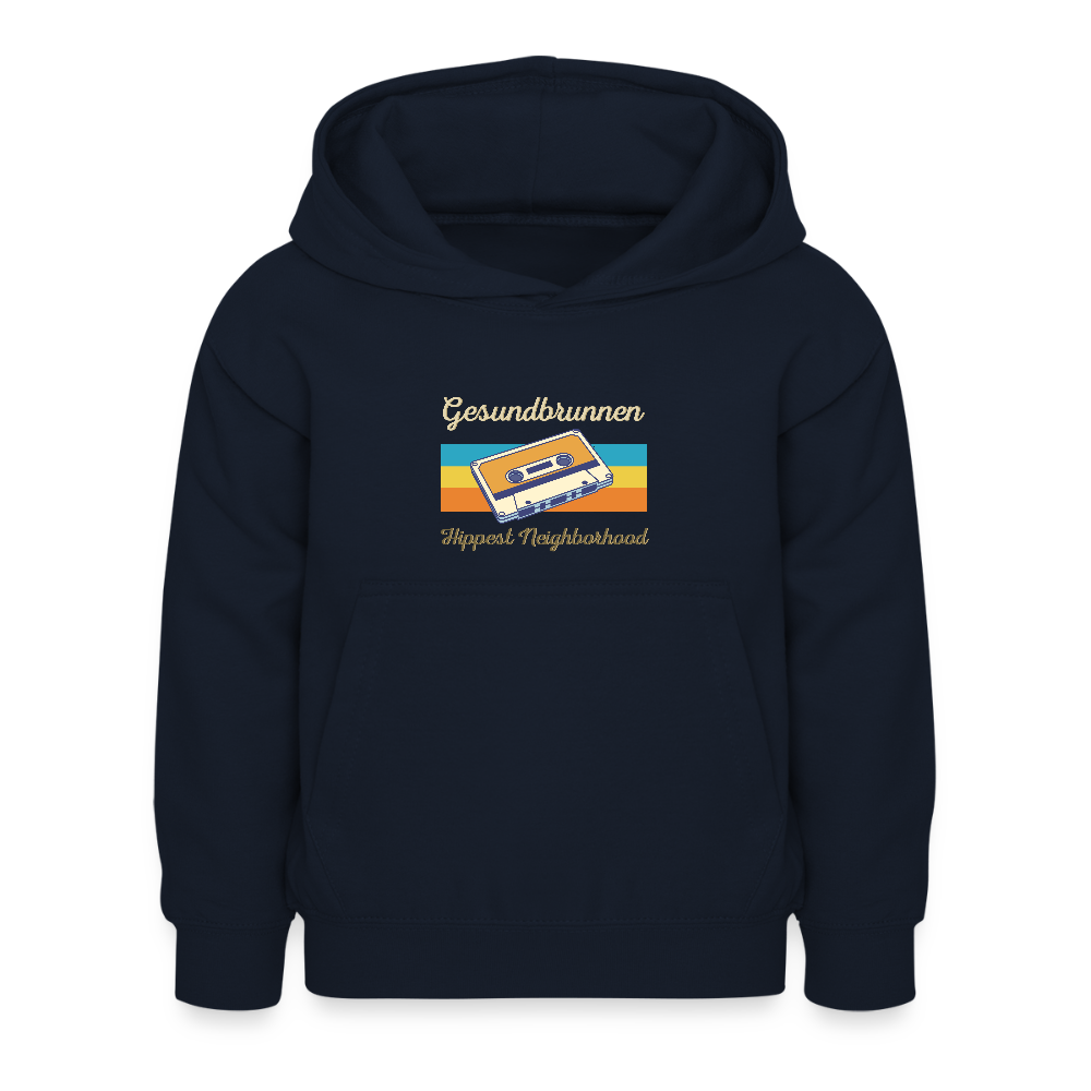 Gesundbrunnen Hippest Neighborhood - Kinder Hoodie - Navy